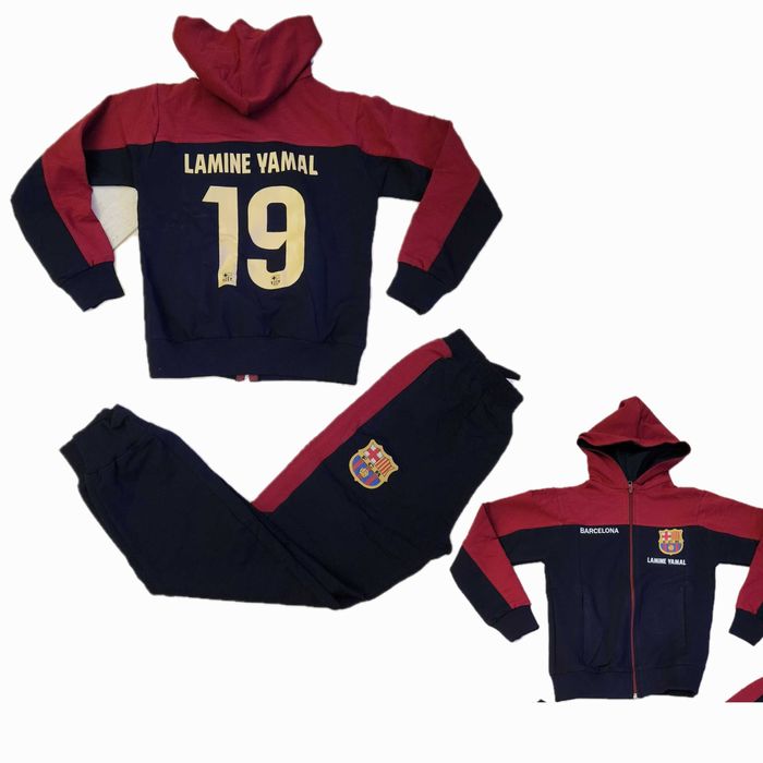 ЯМАЛ 19 Новия екип с анцуг Шарен екип Ямин Ямал 2025 Барселона Yamal