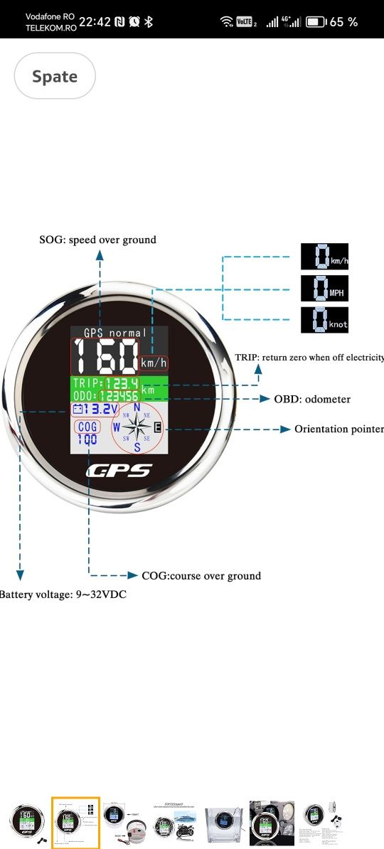Vitezometru, Gps