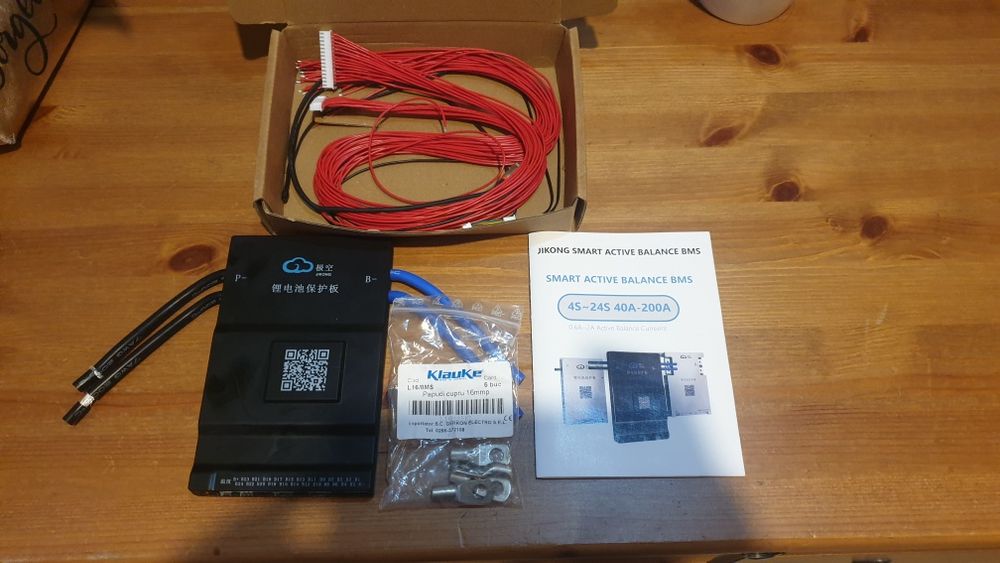 BMS JK original 8-24S 150A cu Active Balancing și Bluetooth – NOU