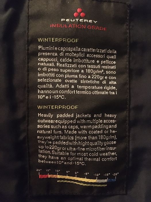 Haina de iarna Puf/  PEUTEREY / XL