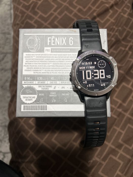 Garmin fenix 6 in stare foarte buna de functionare