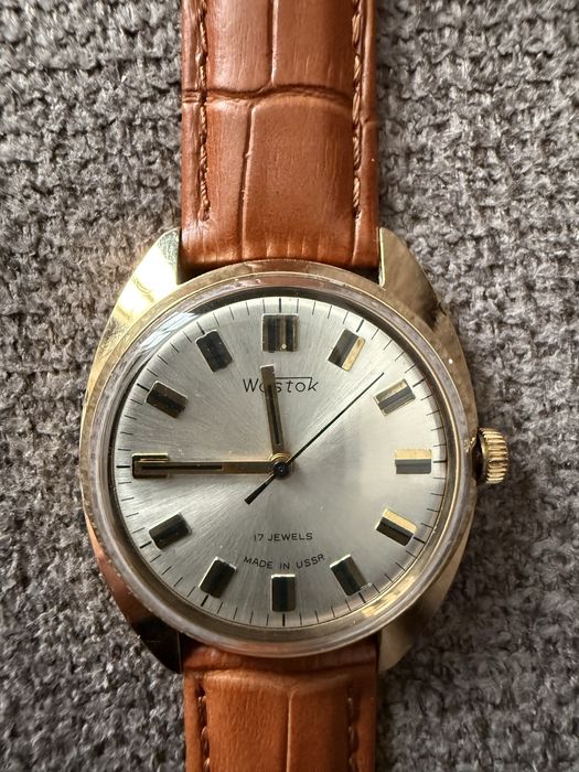 Съветски позлатен часовник Wostok Восток