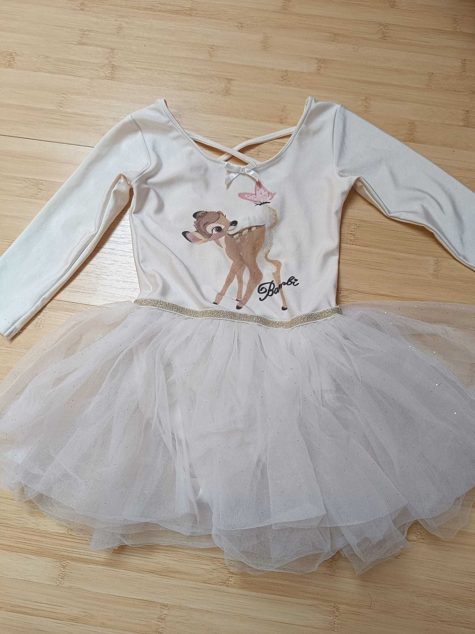 Tutu body rochita de balet, pentru fetite de 3-6 ani, marime 110-116
