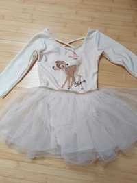 Tutu body rochita de balet, pentru fetite de 3-6 ani, marime 110-116