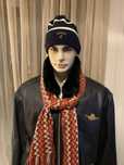 Geacă aviator, piele bovină, captuseala si guler detasabile  54-56