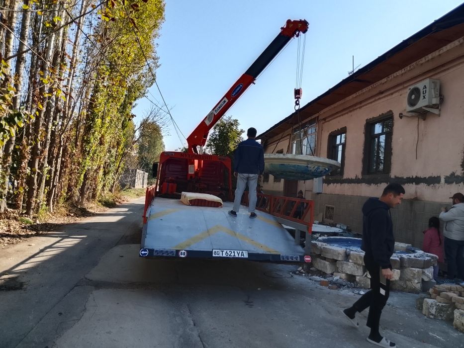 Manipulyator xizmati, Услуга Кран Манипулятор 4-Тонна стрела-13 и 24/7