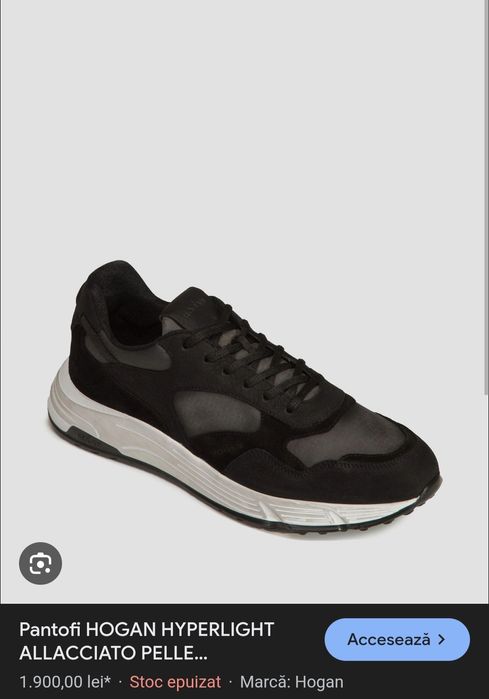 Adidasi/Sneakersi HOGAN Hyperlight 41 piele barbati