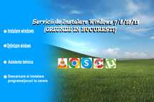 Servicii de Instalare Windows 7/8/10/11 (EXCLUSIV BUCURESTI)