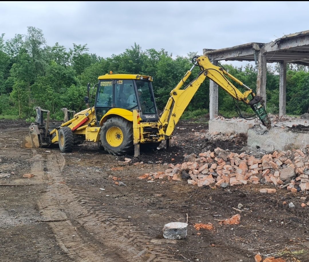 Prestari servicii cu excavator ,8x4,buldozer,buldoexcavator,cilindru