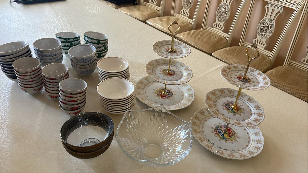 Набор посуды, сервиз, термосчайник