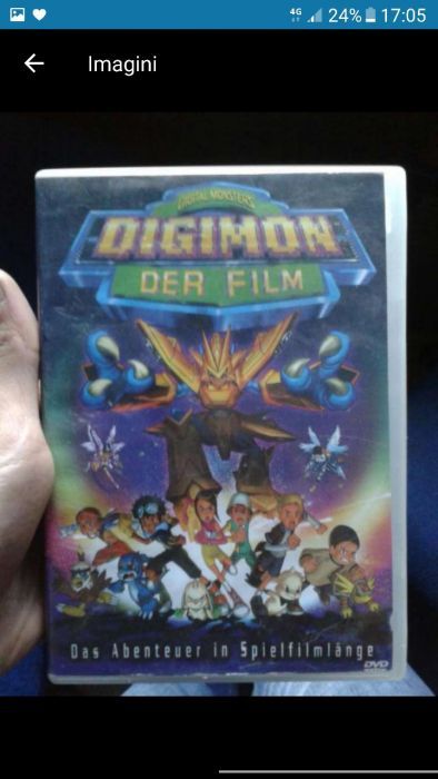 Dvd desen animat digimon