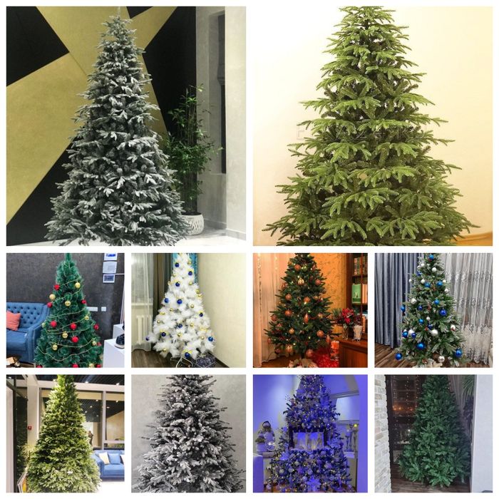 Новогодние ёлки большой выбор со склада