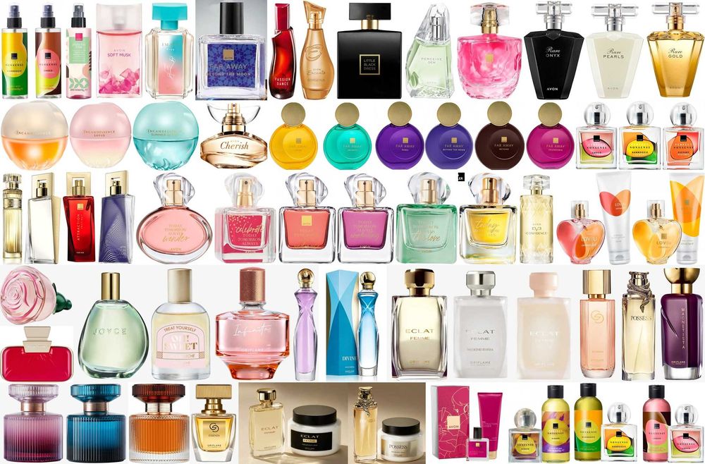 Дамски тоалетни води и парфюми от Avon, Oriflame