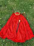 Costum pelerina print rege imparat crai fat frumos motanul incalat