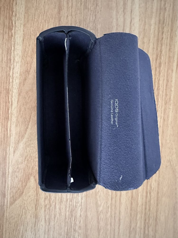 Leather case for Iqos Navy