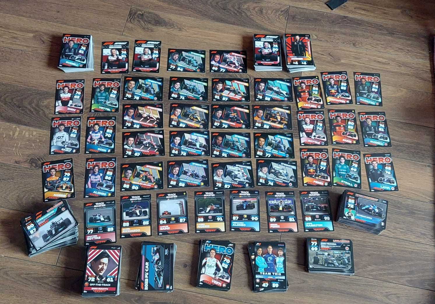 Vand cartonase cu formula 1 topps