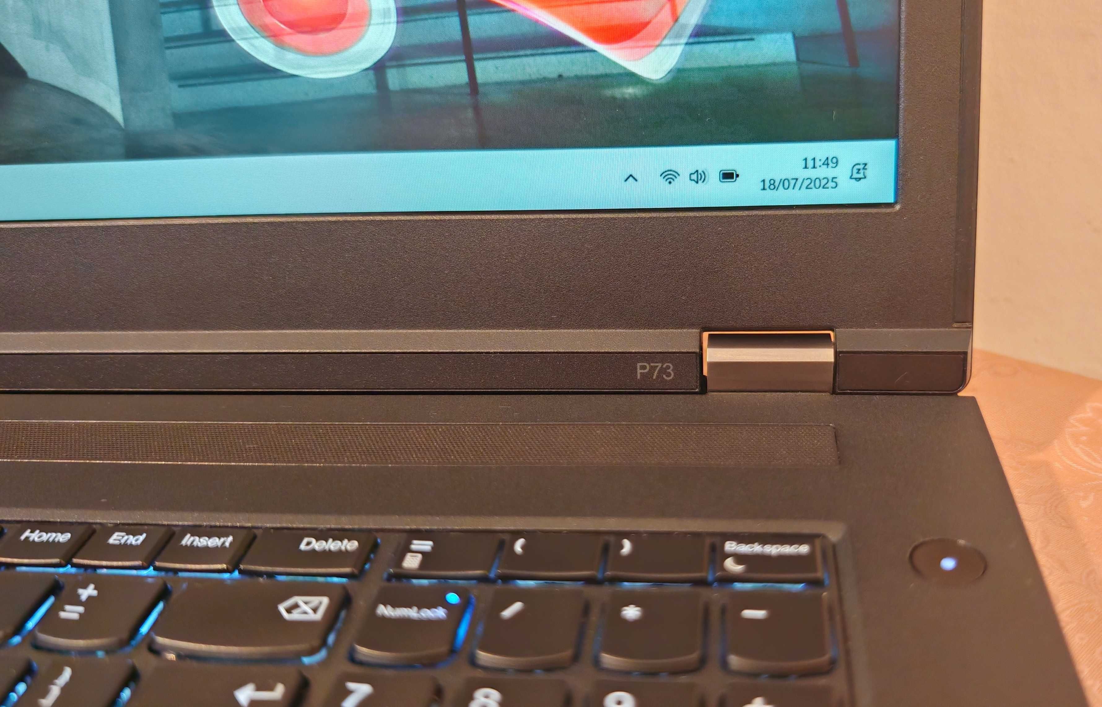 ThinkPad P73/Core i7-9750H/16GB RAM/512G SSD/Quadro T2000 4GB/17.3 IPS