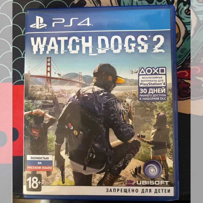 диск Watch Dogs 2 PS4 PS5