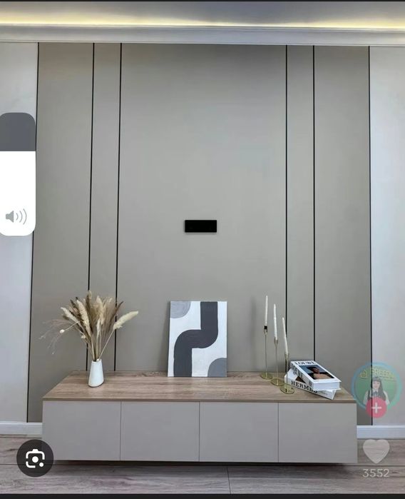 Устанавливаем бамбуковые панели