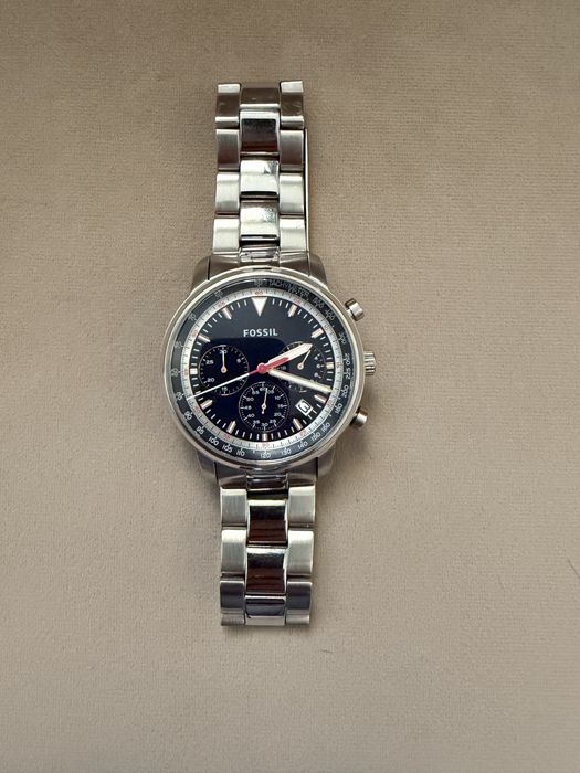 Ceas fossil cronograf barbati albastru 44mm