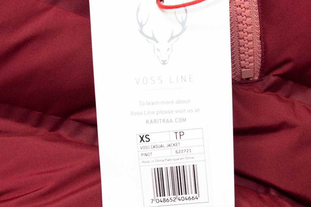 Kari Traa VOSS CASUAL JACKET дамско яке парка пухено хибрид червено XS