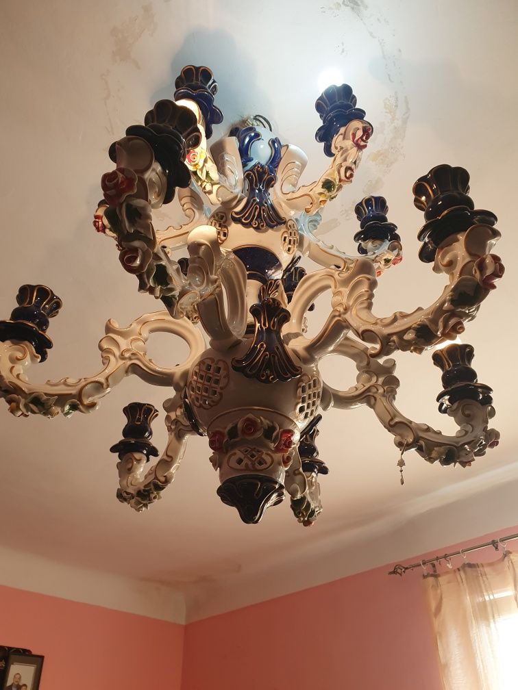 Candelabru porțelan