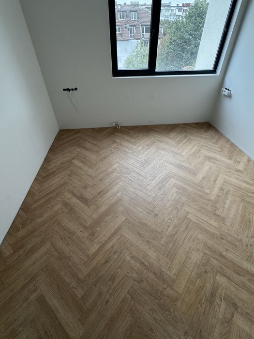 Монтаж на ламиниран парлет