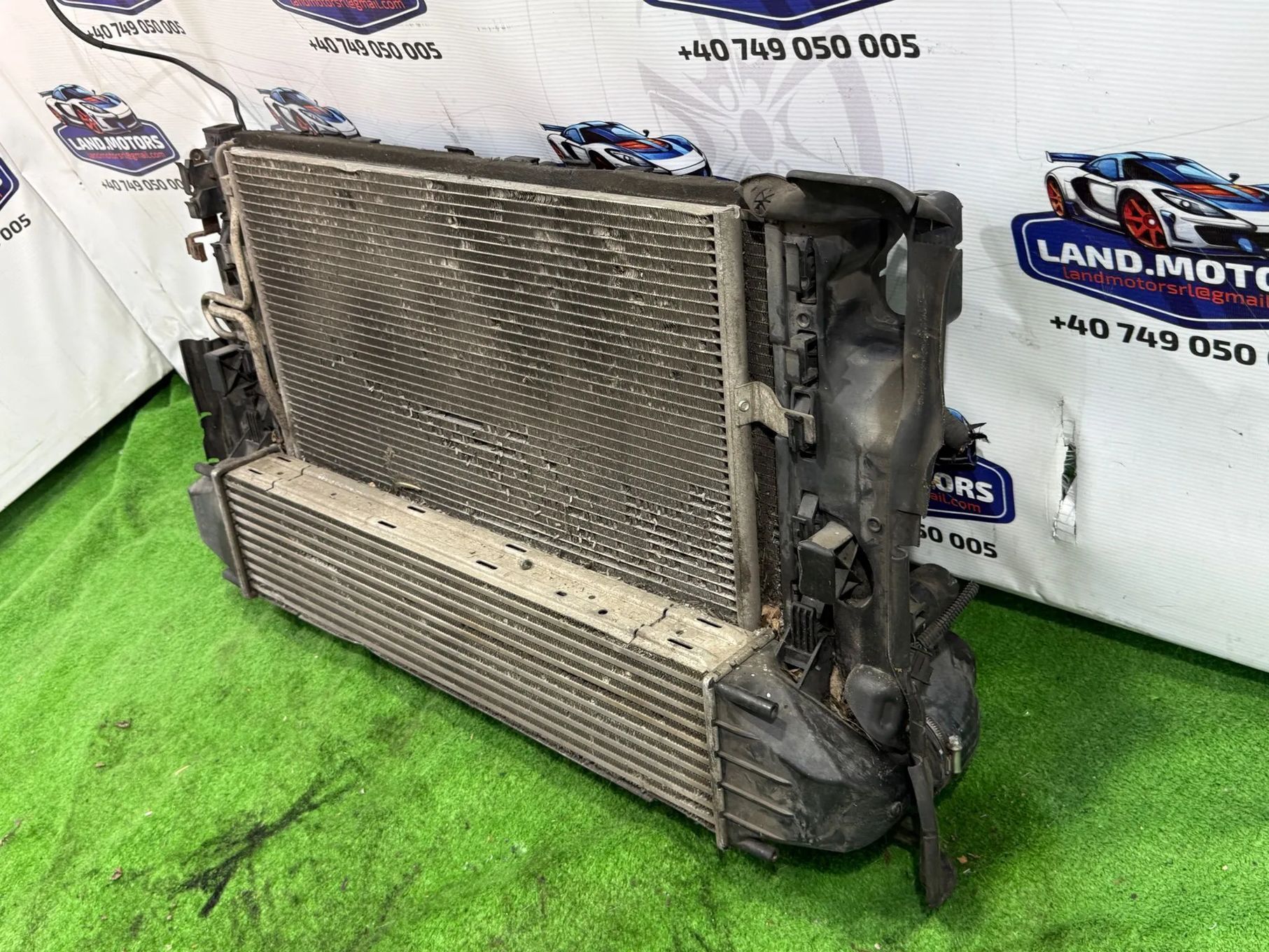 RADIATOR RACIRE AC / INTERCOOLER / VENTILATOR 2 BUC VOLVO XC60 2011 2.0 DIESEL SUV COD OEM 940009402 31368361 31686806 32339742 2010-2014