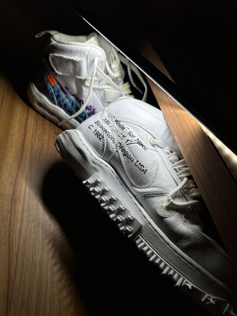 Vand Nike Air Force 1 mid OFF White Graffiti