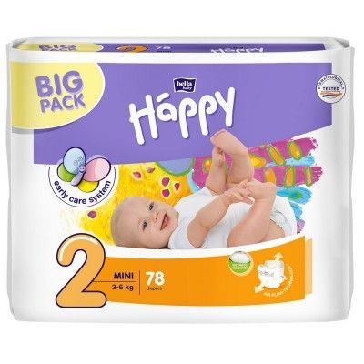 Scutece Ieftine Happy Big Pack -  Model Vechi