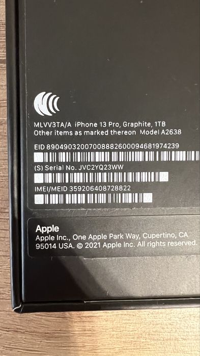 iPhone 13 Pro 1Tb