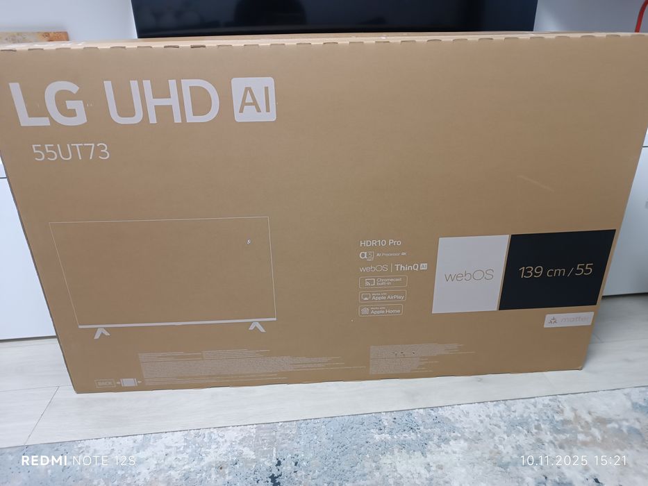 Televizor LG LED 55UT73003LA, 139 cm, Smart, 4K Ultra HD, Clasa G