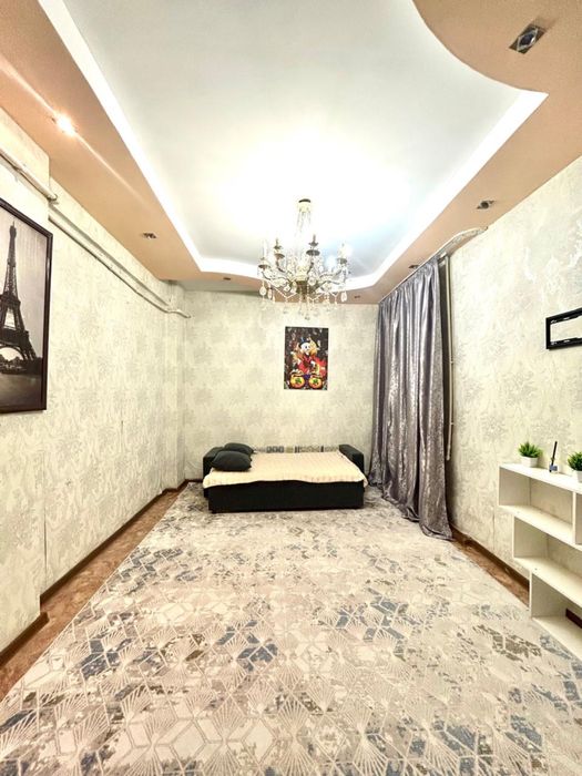 Двухкомнатная квартира, посуточно. Есть kaspi red