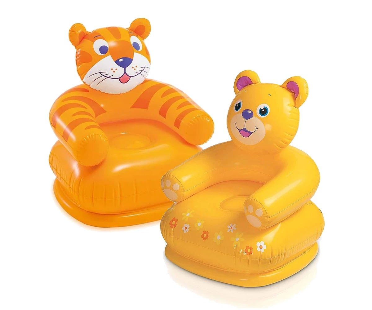 Детско надуваемо столче INTEX Happy Animal, асортимент