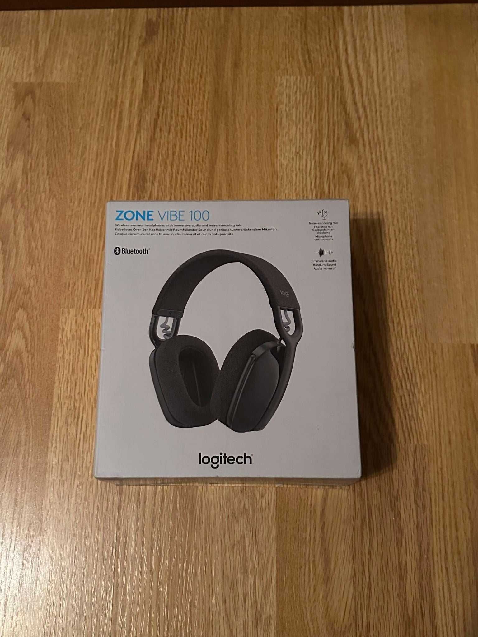 Casti Wireless LOGITECH Zone Vibe 100 Bluetooth albe sau negre SIGILAT