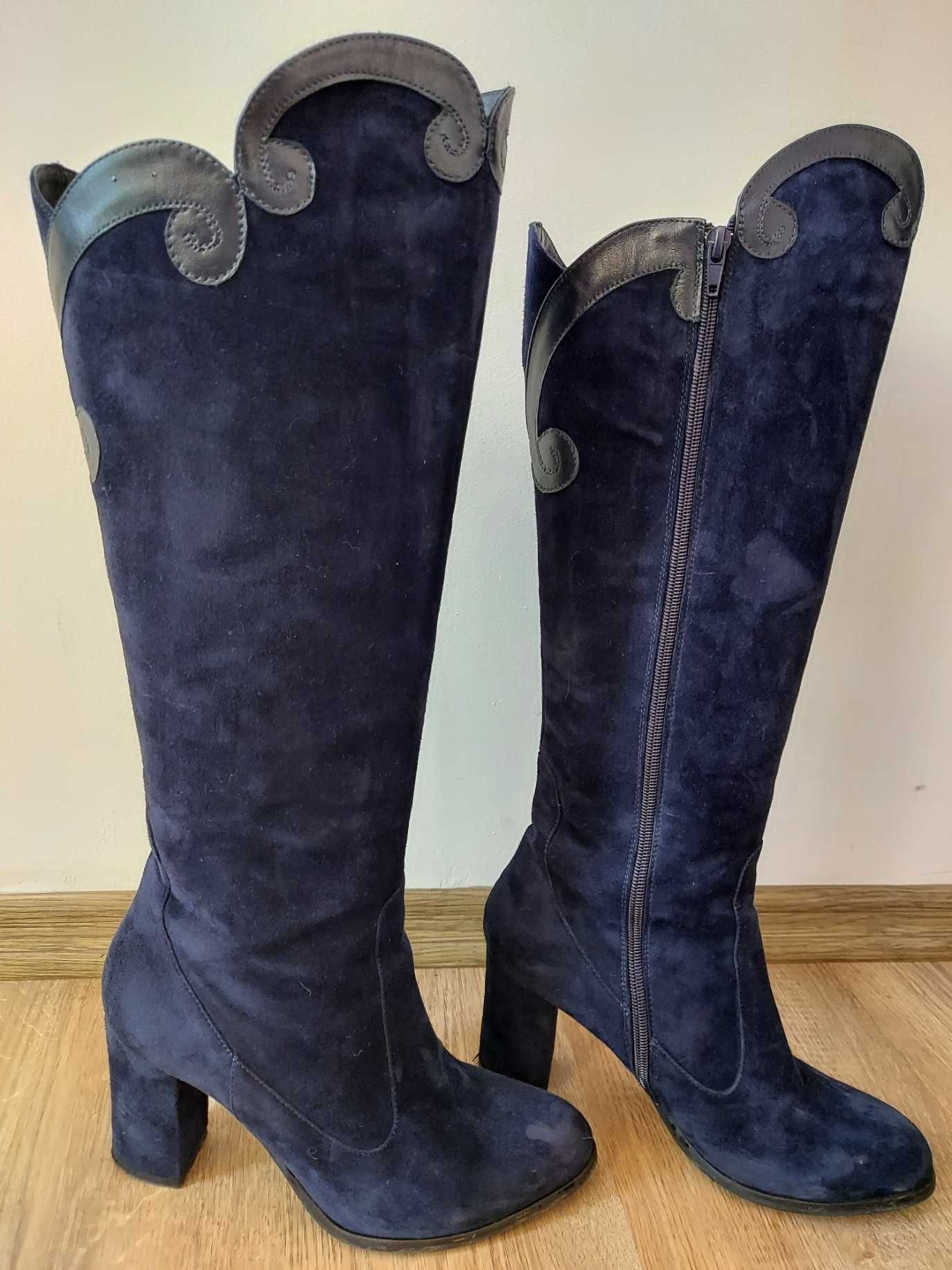 •	Cizme piele naturala model deosebit