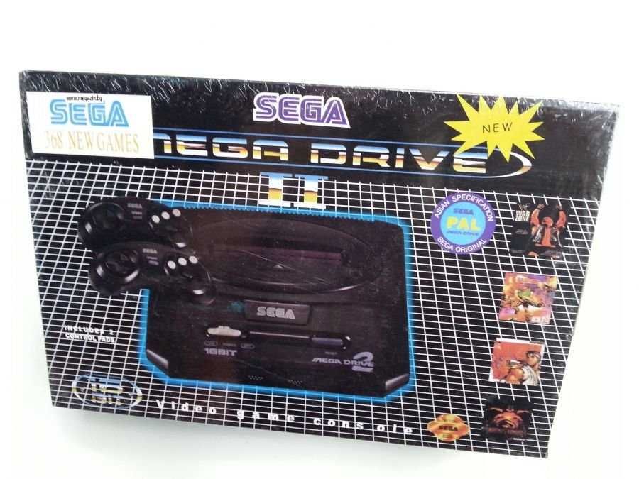 НОВА ИГРОВА КОНЗОЛА SEGA MEGA DRIVE 2 с 5 основни вградени игри