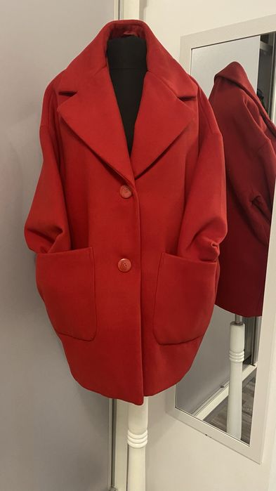 Palton dama stofa model oversize