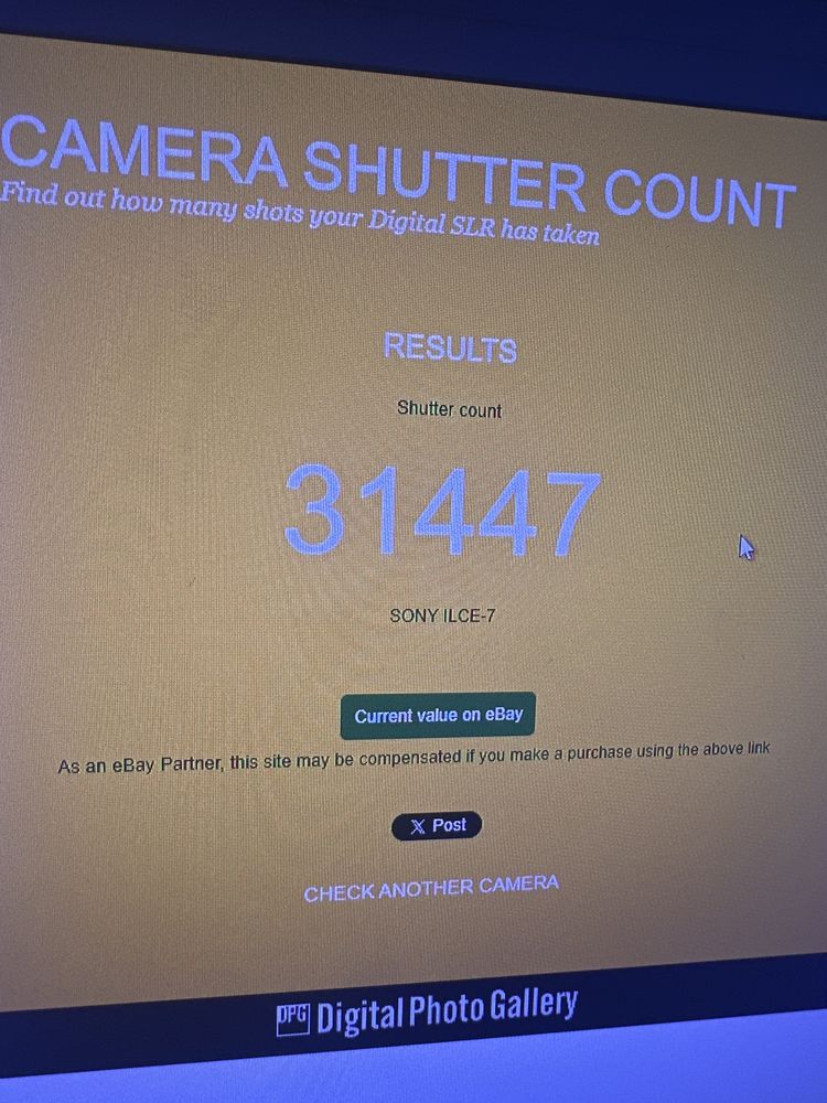 Sony A7 I (mark 1) body