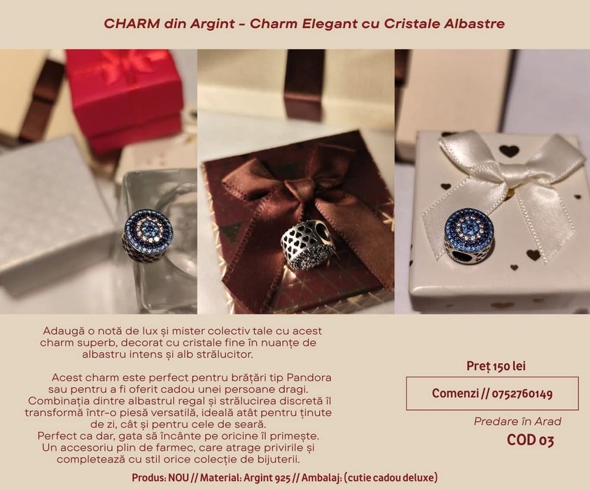 Charmuri din Argint de vânzare