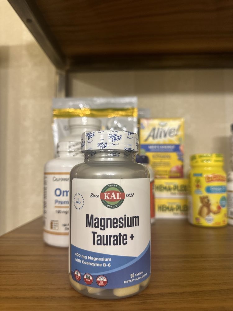 Магний таурат + Magnesium taurate + Магний глицинат Magnesium Glicinat