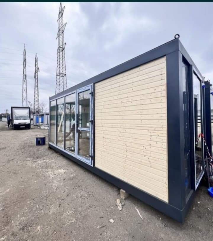 Container modular tip birou,vestiar,grup sanitar  6 x 3m