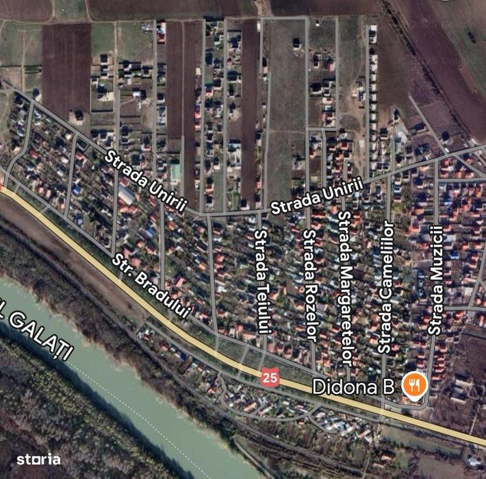 40 euro/mp, Teren de vânzare in Șendreni, 1241 mp