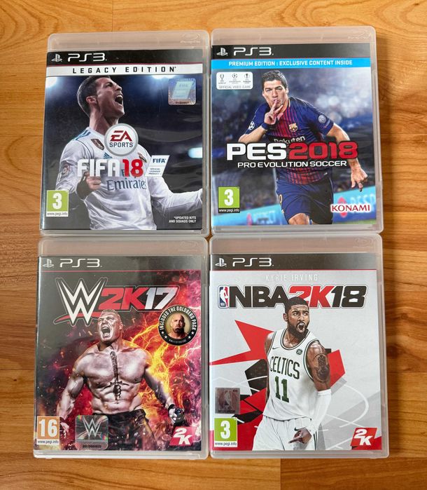 [ PS3 > FIFA 18 / PES 2018 / WWE 2K17 / NBA 2K18 за PlayStation 3