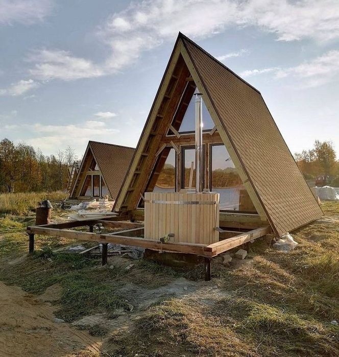 Construim cabane tip A