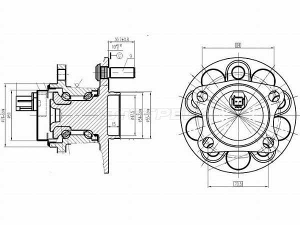 Ступичный узел Toyota Prius