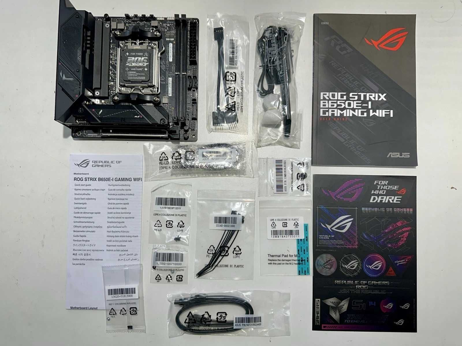 Дънна платка ASUS ROG Strix B650E-I Gaming Wi-Fi AM5 Mini-ITX
