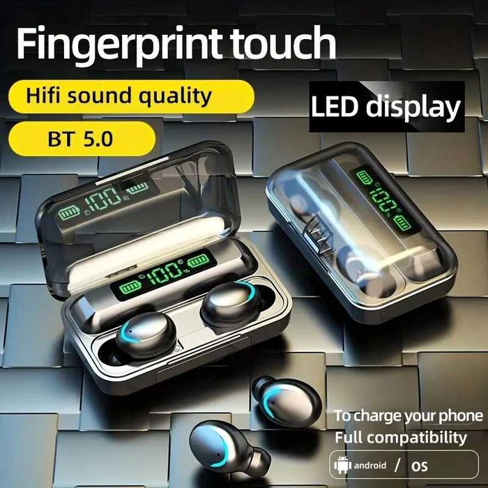 Casti Wireless / Bluetooth NOI - iOS/Android - Sunet 9D - Zgomot Redus