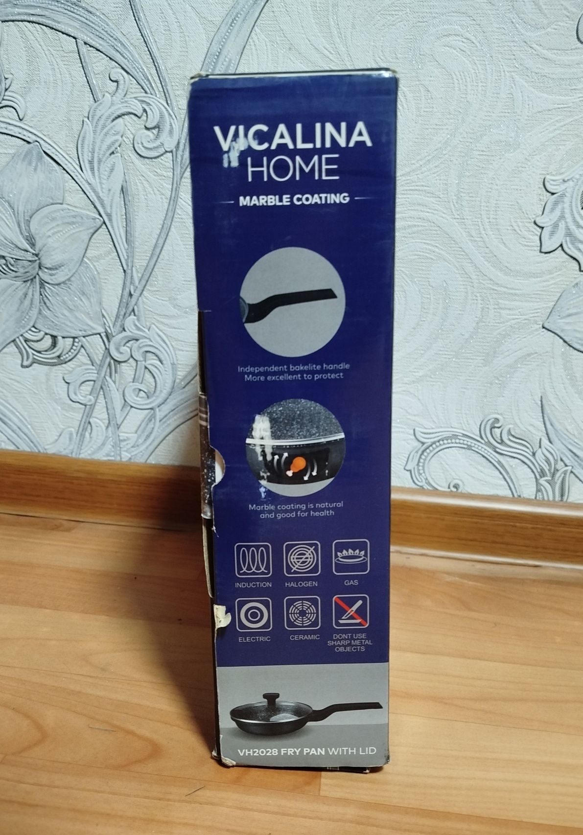 Доставка. Сковорода Vicalina FRY PAN 28 см, алюминий