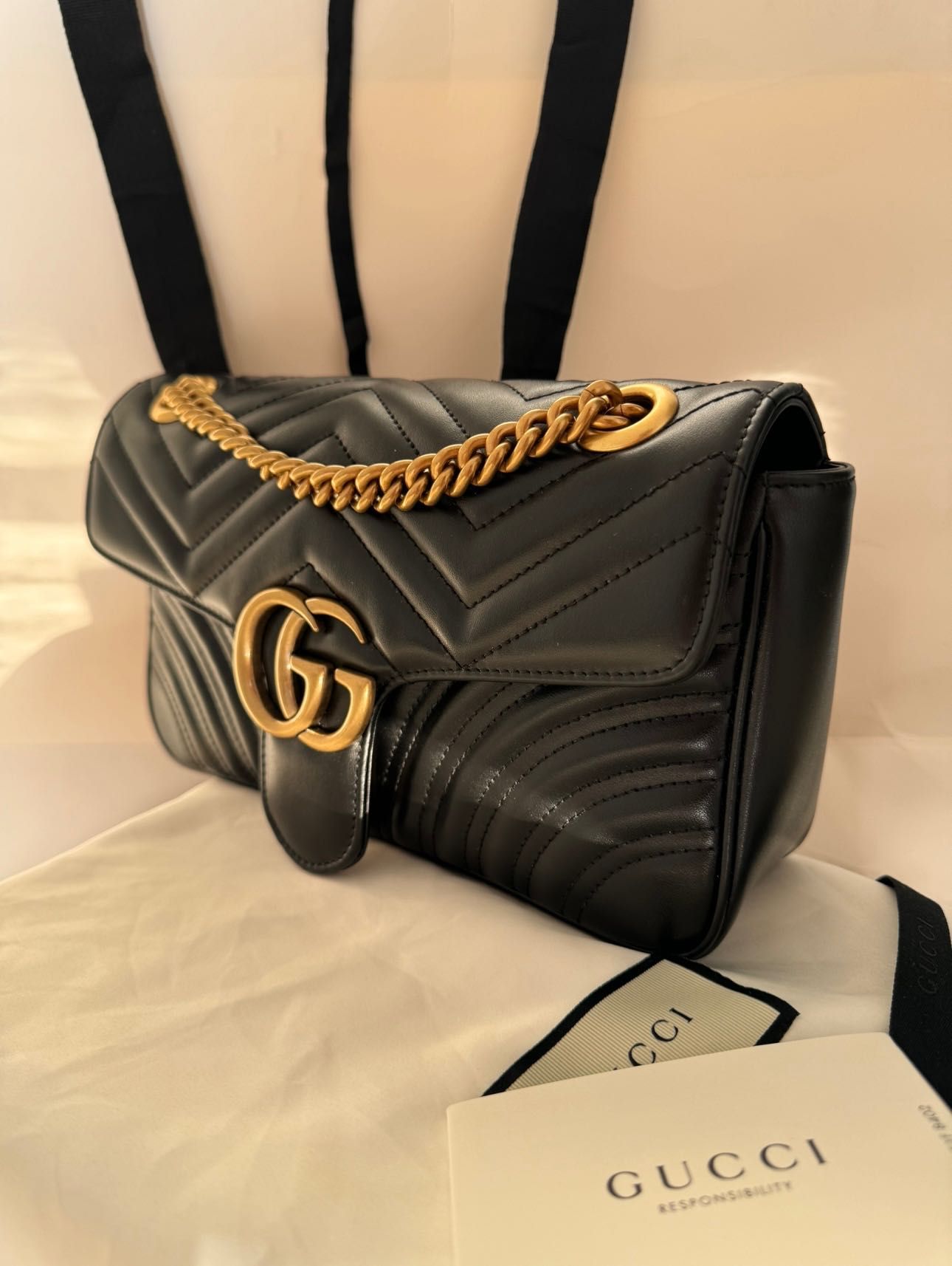 Geanta originala Gucci GG Marmont Matelasse Shoulder Bag
